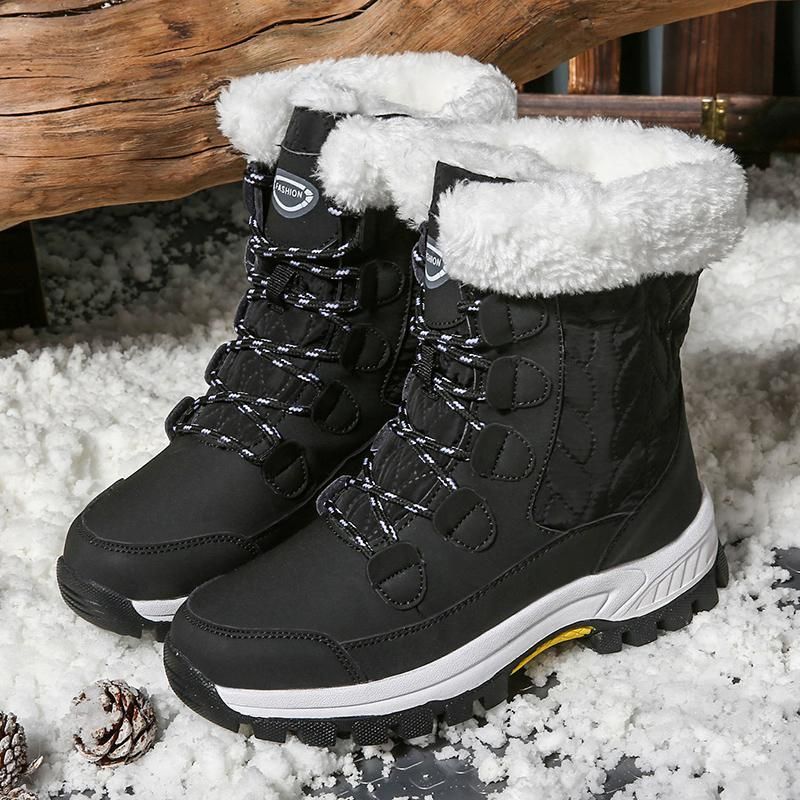 OCW Women Anti-slip Fur Warm Waterproof Snow Boots OCWShoes