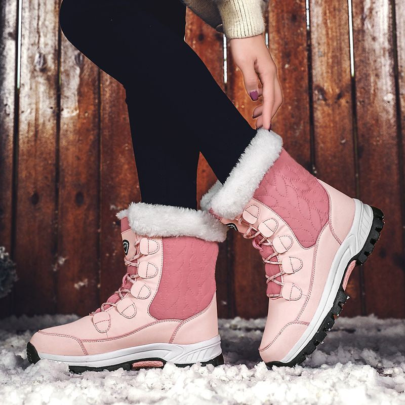 OCW Women Anti-slip Fur Warm Waterproof Snow Boots OCWShoes
