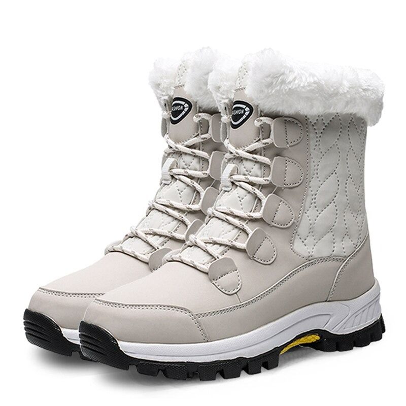 OCW Women Anti-slip Fur Warm Waterproof Snow Boots OCWShoes