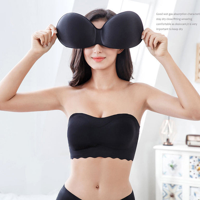 OCW Bra Detachable Straps Wavy Underline Seamless Non-slip Multiway Weaing Plus Size Lingerie OCWShoes