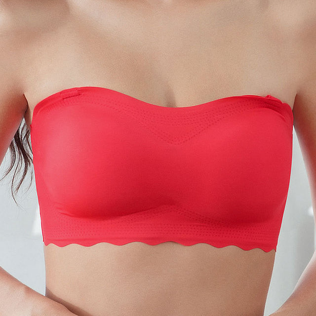 OCW Bra Detachable Straps Wavy Underline Seamless Non-slip Multiway Weaing Plus Size Lingerie OCWShoes