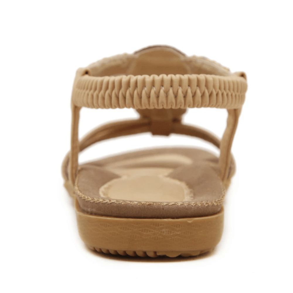OCW Bohemian Sandals For Women Elastic Straps Massaging Insole Colorful Summer OCWShoes