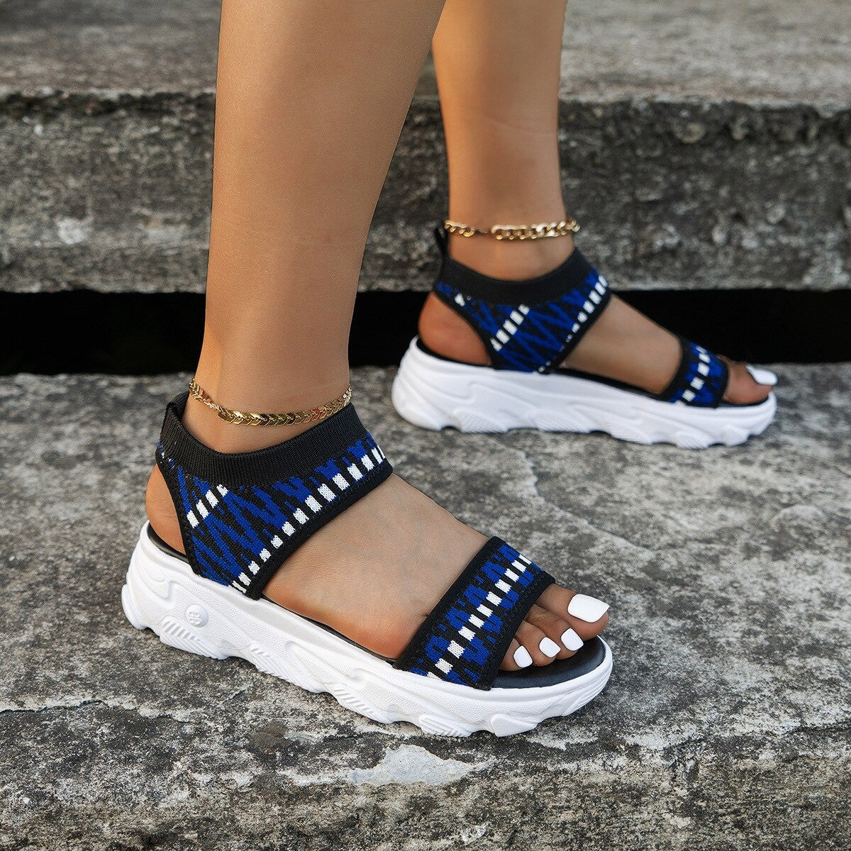 OCW Sports Sandals For Women Summer Thick Bottom Beach Casual OCWShoes