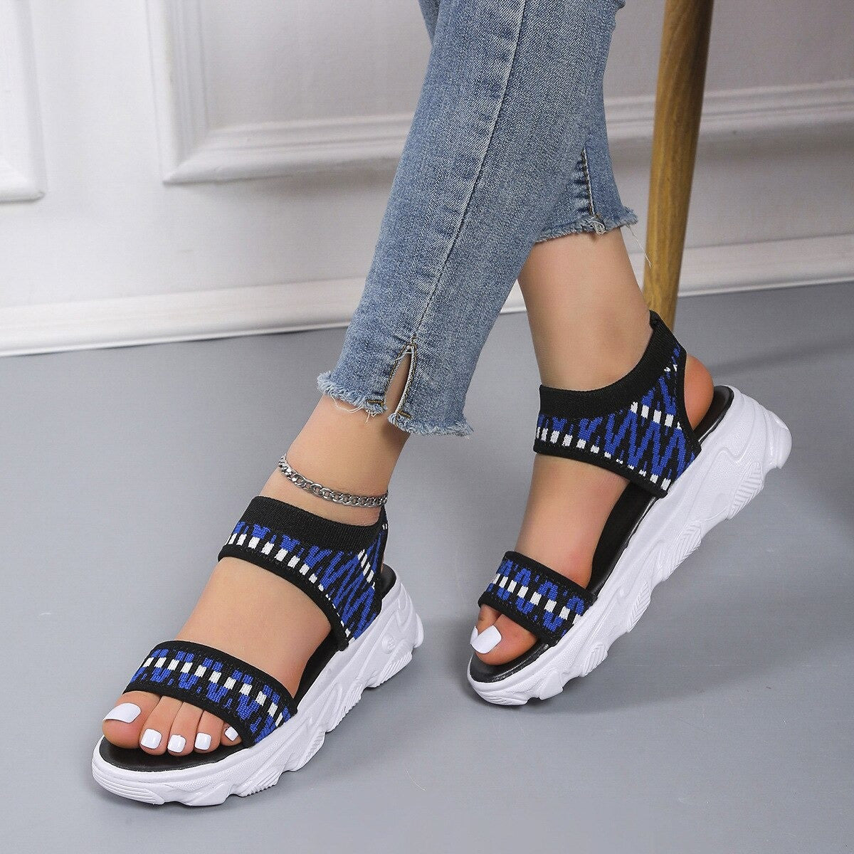 OCW Sports Sandals For Women Summer Thick Bottom Beach Casual OCWShoes