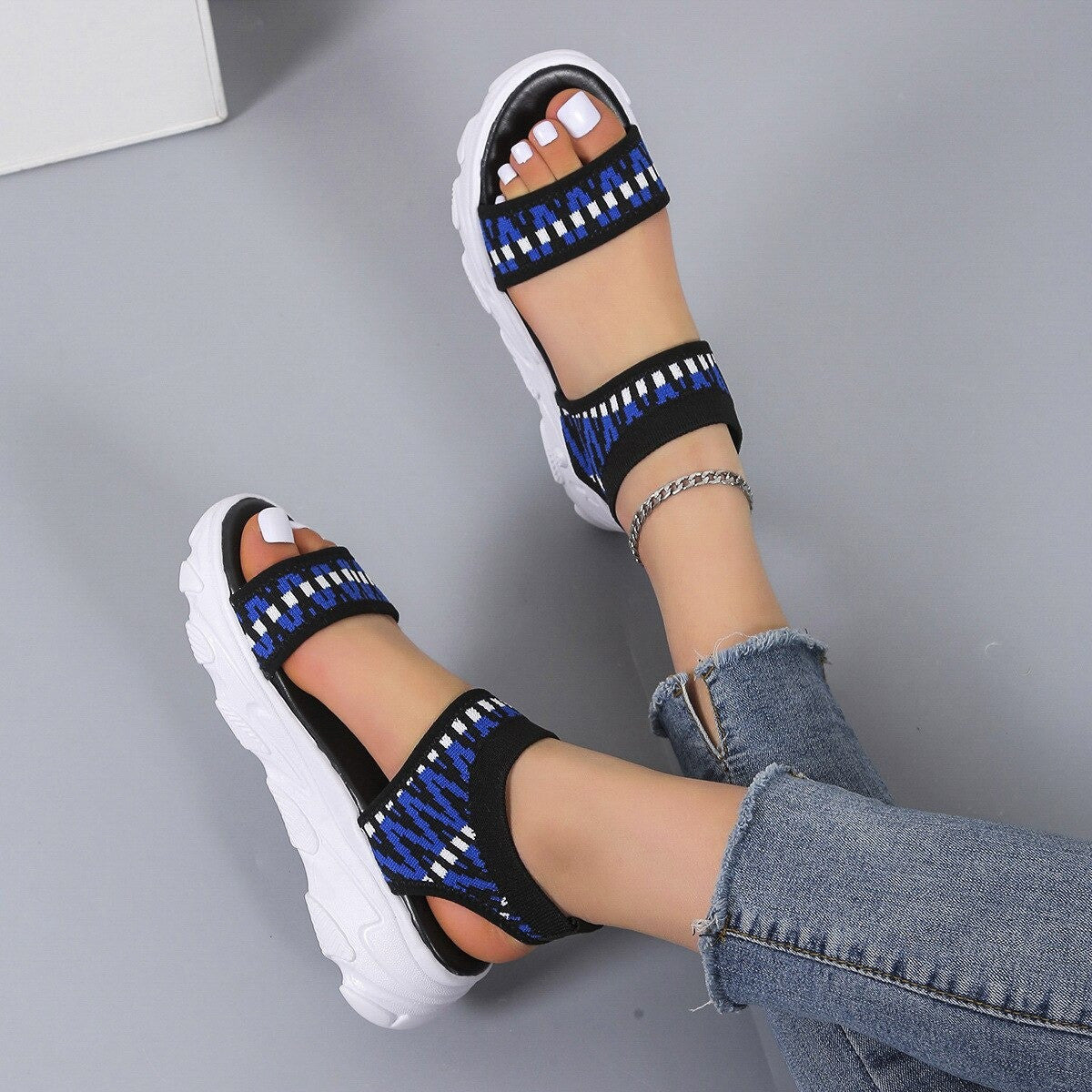 OCW Sports Sandals For Women Summer Thick Bottom Beach Casual OCWShoes