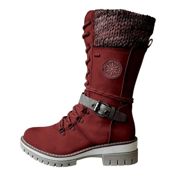 Orthopedic Boots Women Snow Cold Winter Mid-calf OCWShoes