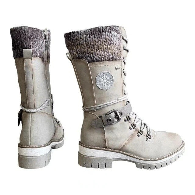 Orthopedic Boots Women Snow Cold Winter Mid-calf OCWShoes