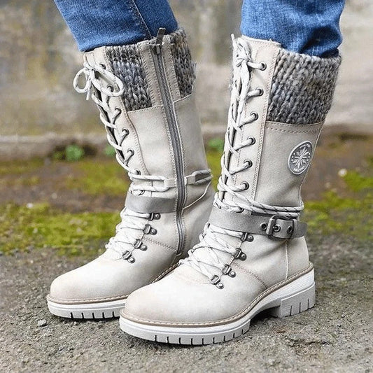 Orthopedic Boots Women Snow Cold Winter Mid-calf OCWShoes