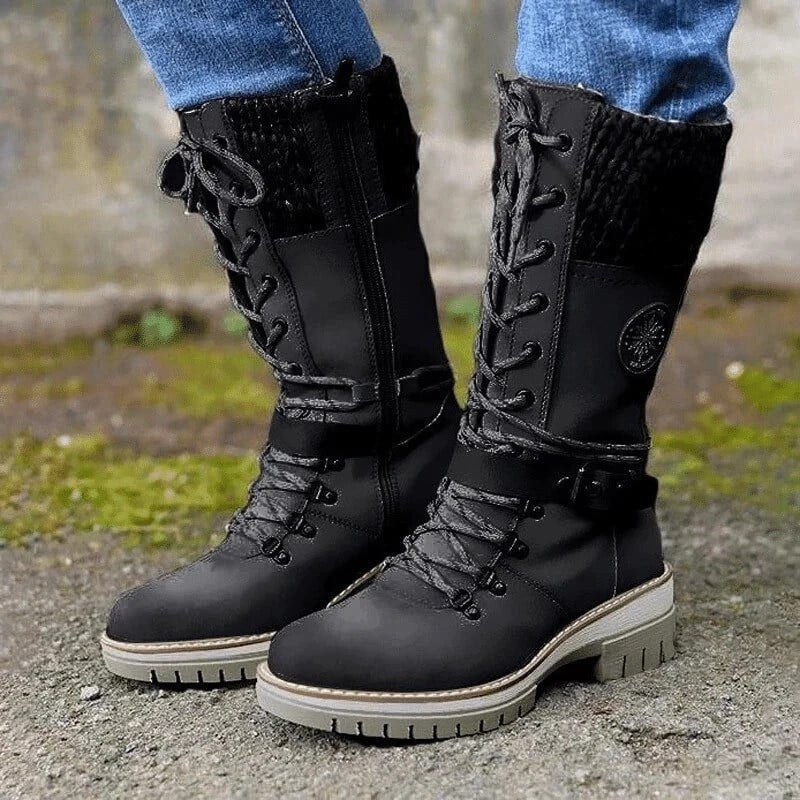 Orthopedic Boots Women Snow Cold Winter Mid-calf OCWShoes