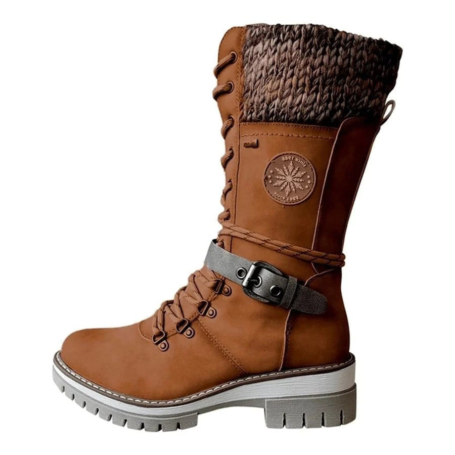Orthopedic Boots Women Snow Cold Winter Mid-calf OCWShoes