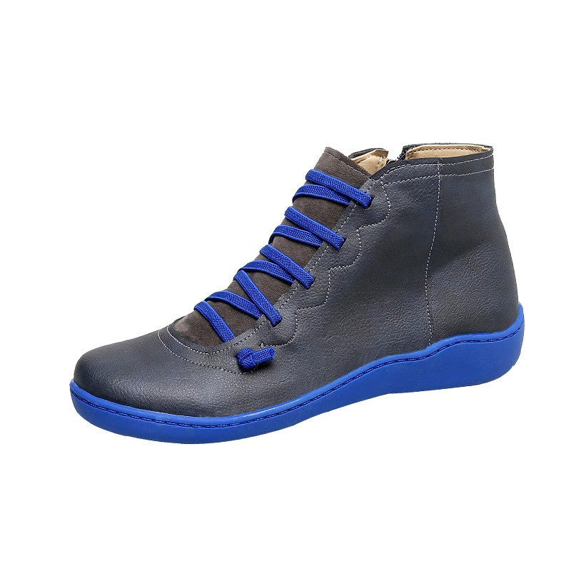 Women Orthopedic Boots Leather Waterproof Vintage Keep Warm OCWShoes