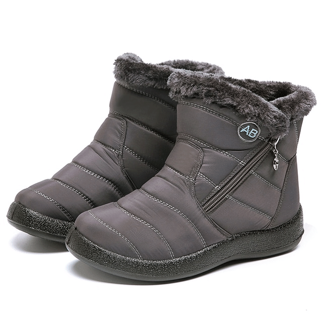 Fur Lined Snow Boots Women Outdoor Orthopedic Shoes OCWShoes
