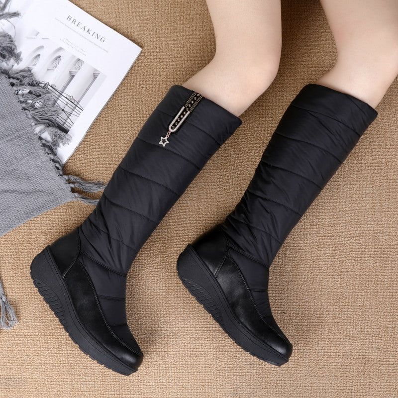 OCW Women Plush Winter Boots Knee-high Waterproof Orthopedic Shoes OCWShoes