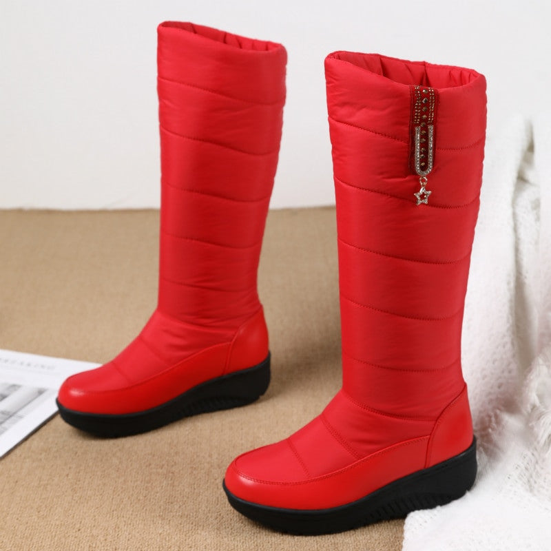 OCW Women Plush Winter Boots Knee-high Waterproof Orthopedic Shoes OCWShoes