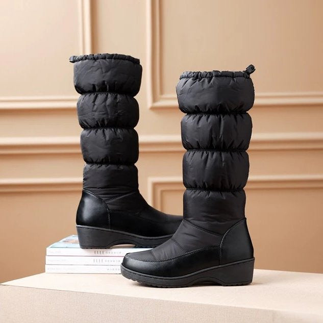 OCW Winter Warm Orthopedic Shoes Mid-calf Fur Snow Boots For Women OCWShoes