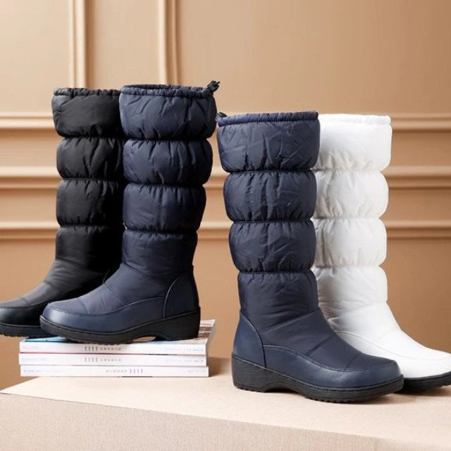 OCW Winter Warm Orthopedic Shoes Mid-calf Fur Snow Boots For Women OCWShoes
