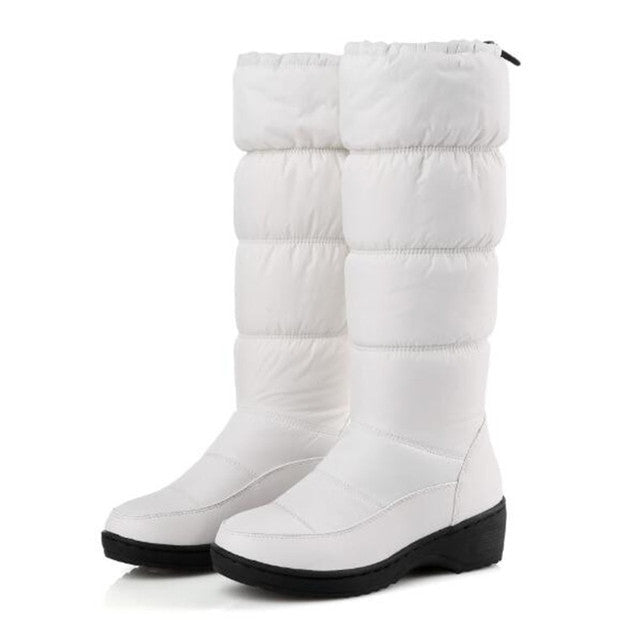 OCW Winter Warm Orthopedic Shoes Mid-calf Fur Snow Boots For Women OCWShoes