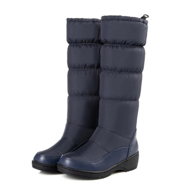 OCW Winter Warm Orthopedic Shoes Mid-calf Fur Snow Boots For Women OCWShoes
