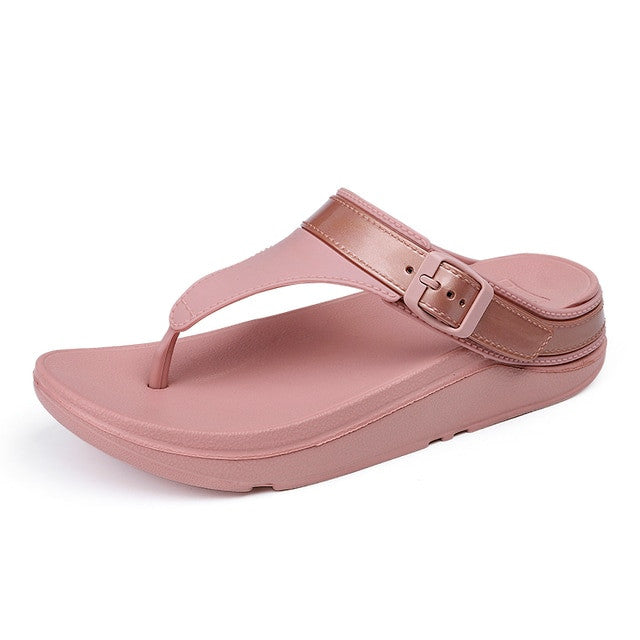 OCW Women Beach Flip-flops Casual Wedge Sandals OCWShoes