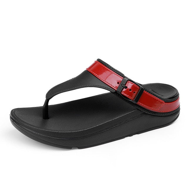 OCW Women Beach Flip-flops Casual Wedge Sandals OCWShoes