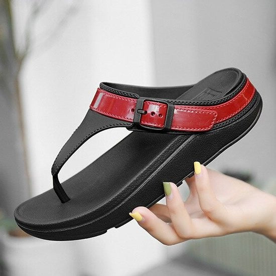 OCW Women Beach Flip-flops Casual Wedge Sandals OCWShoes