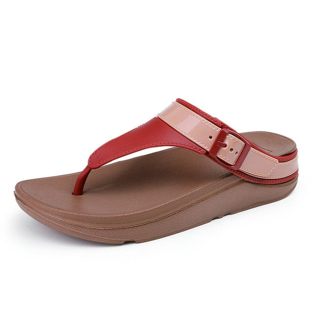 OCW Women Beach Flip-flops Casual Wedge Sandals OCWShoes