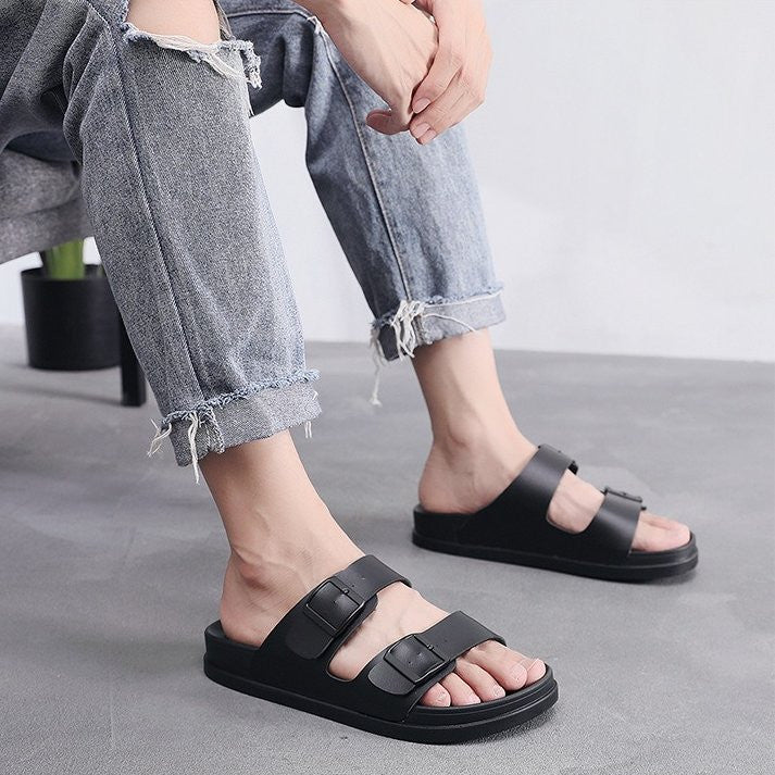 OCW Men Waterproof Orthopedic Sandals Buckle Arch Support Beach Slides OCWShoes