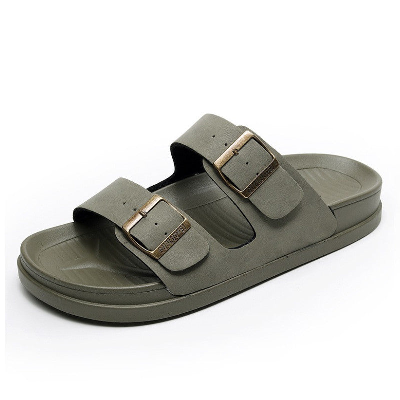 OCW Men Waterproof Orthopedic Sandals Buckle Arch Support Beach Slides OCWShoes