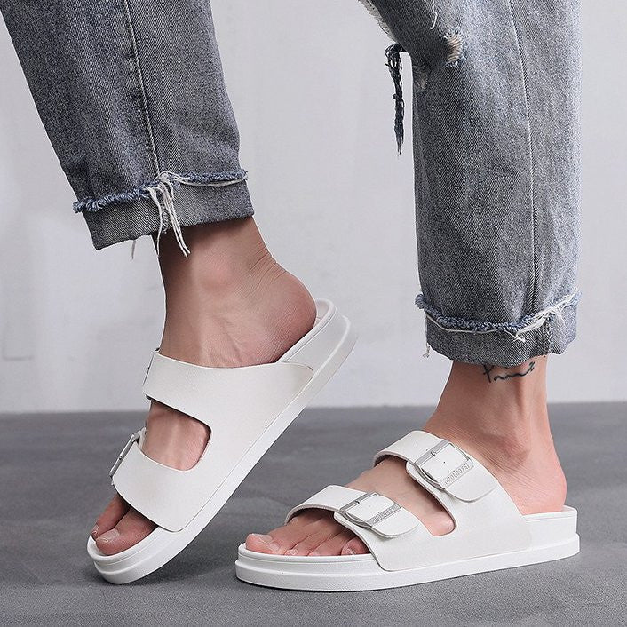 OCW Men Waterproof Orthopedic Sandals Buckle Arch Support Beach Slides OCWShoes