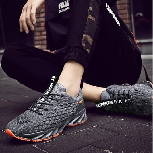 OCW Men Orthopedic Good Walking Shoes Shock-absoprtion Comfortable Sporty Sneakers