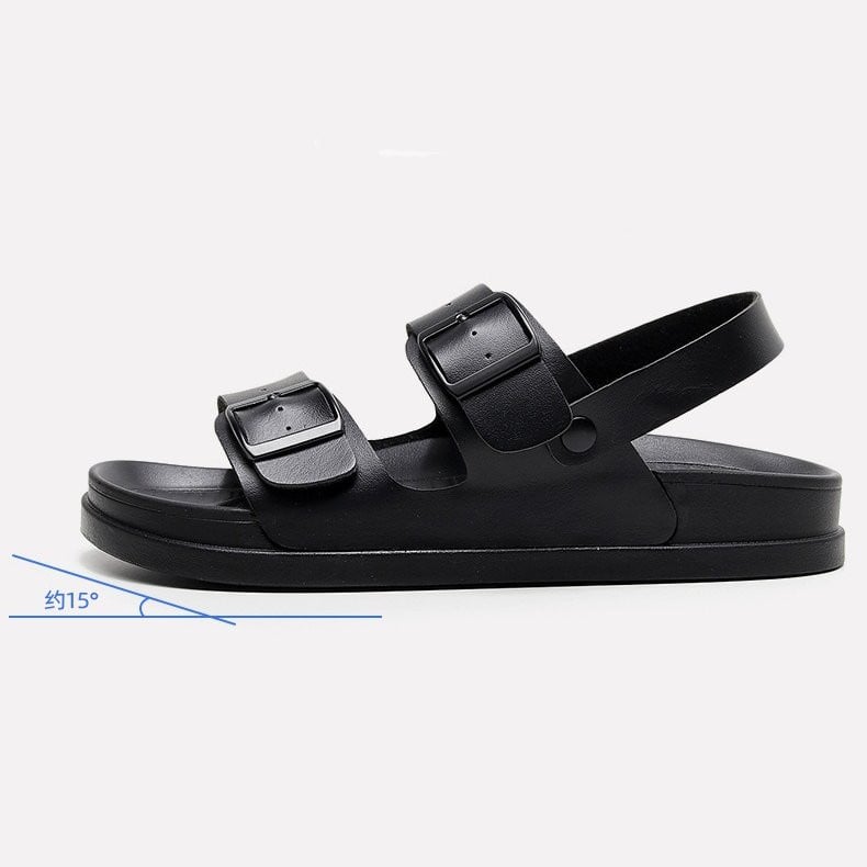 OCW Men Waterproof Orthopedic Sandals Buckle Arch Support Beach Slides OCWShoes