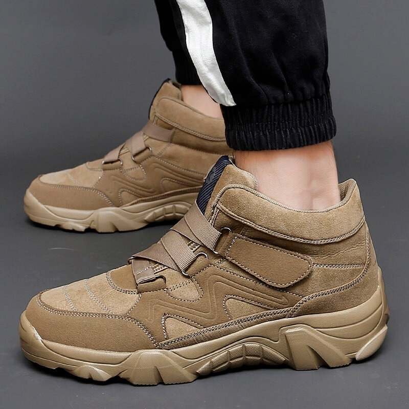 OCW Orthopedic Shoes Men Anti-collision Hiking Ankle Sneakers Suede Outdoor OCWShoes