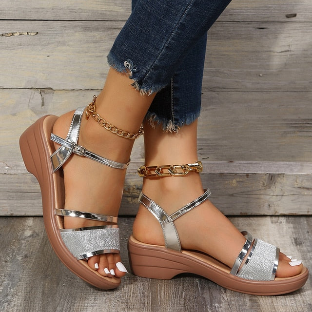 OCW Women Sandal Comfy Wedge Heel Open Toe Chic Fashion Summer OCWShoes