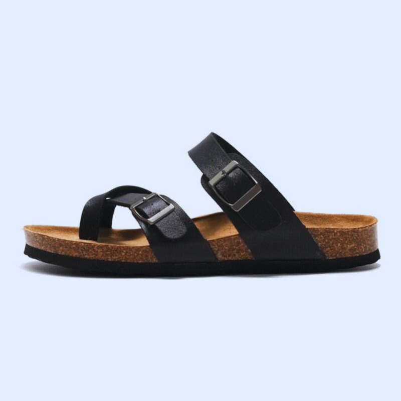 OCW Men Orthopedic Sandal Arch Support Breathable Comfortable Anti Slip Cork Buckle Strap Sandal OCWShoes