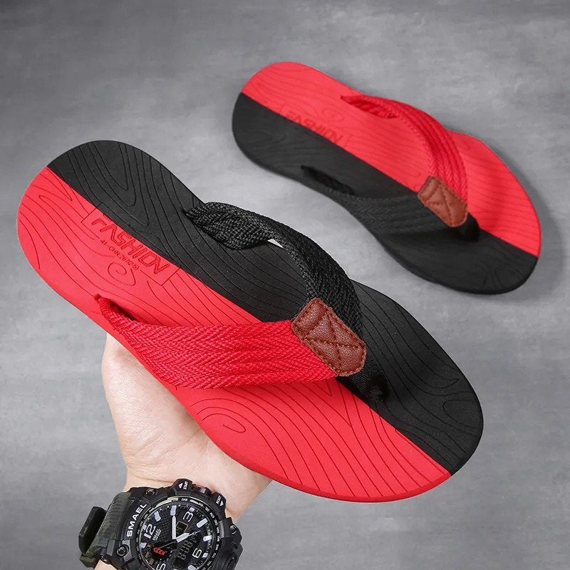 OCW Orthopedic Sandals Men Wide Width Comfy Flat Sporty Flip-flops Trendy Summer OCWShoes