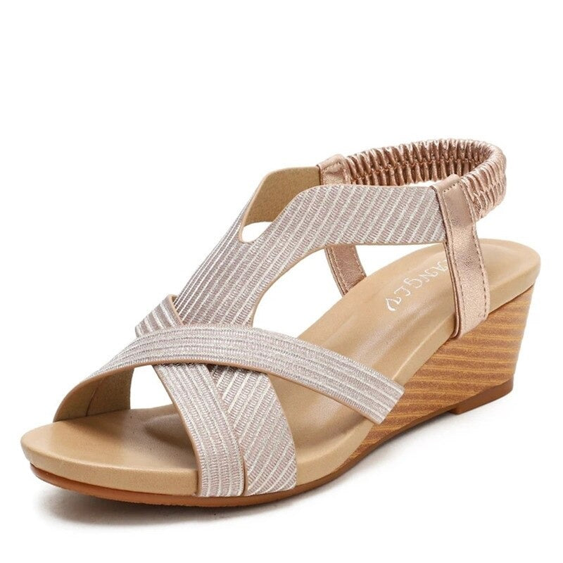 OCW Orthopedic Women Dress Sandals Comfortable Arch Support Modern Cut-out Elegant Design OCWShoes