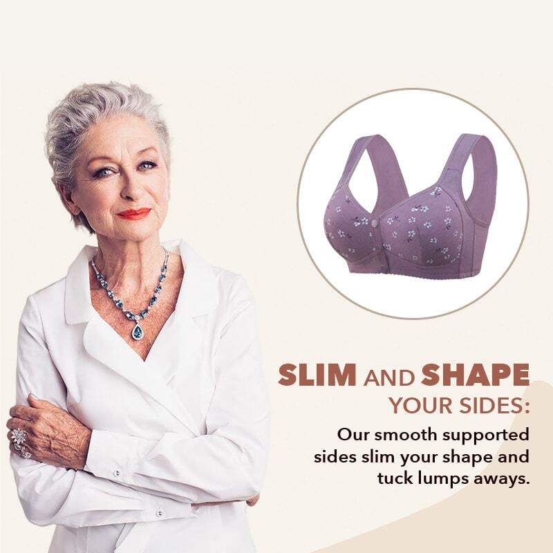 Daisy Bra - Comfortable & Convenient Front Button Bras For Plus Size Women OCW Bras