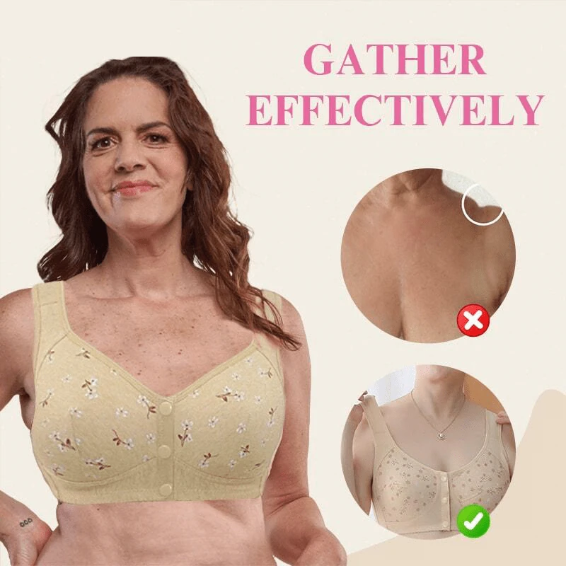 Daisy Bra - Comfortable & Convenient Front Button Bras For Plus Size Women OCW Bras