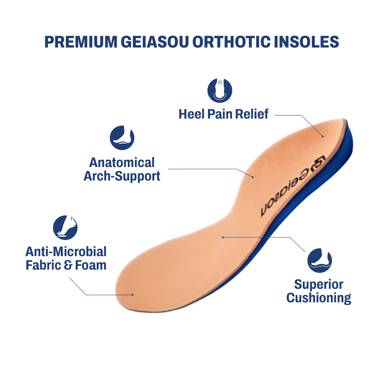 OCW Orthopedic Men Shoes Comfy Breathable Anti-slip Soles Super Soft OCWShoes