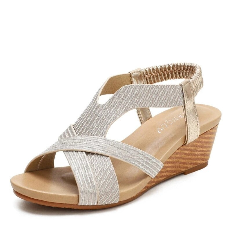 OCW Orthopedic Women Dress Sandals Comfortable Arch Support Modern Cut-out Elegant Design OCWShoes