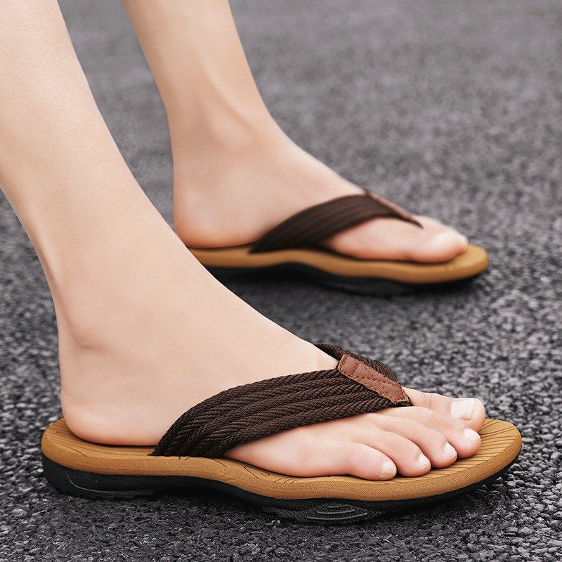 OCW Orthopedic Sandals Men Wide Width Comfy Flat Sporty Flip-flops Trendy Summer OCWShoes