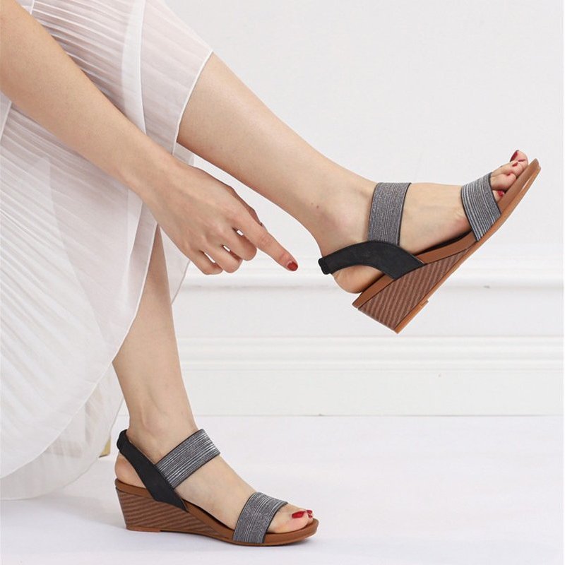 OCW Orthopedic Women Dress Sandals Comfortable Arch Support Glittering Strap Elegant Design OCWShoes