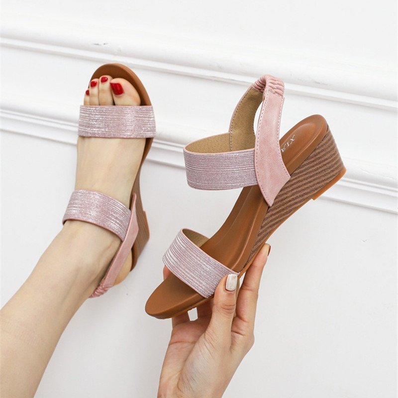 OCW Orthopedic Women Dress Sandals Comfortable Arch Support Glittering Strap Elegant Design OCWShoes