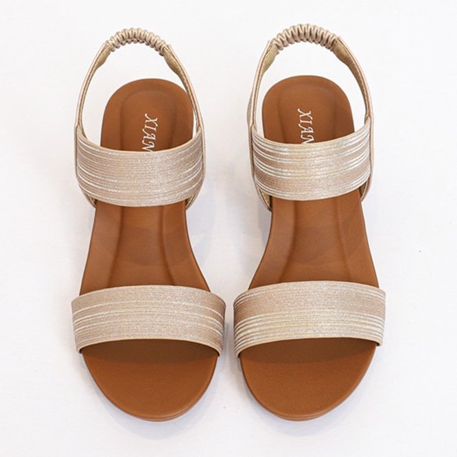 OCW Orthopedic Women Dress Sandals Comfortable Arch Support Glittering Strap Elegant Design OCWShoes