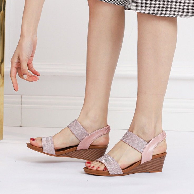 OCW Orthopedic Women Dress Sandals Comfortable Arch Support Glittering Strap Elegant Design OCWShoes