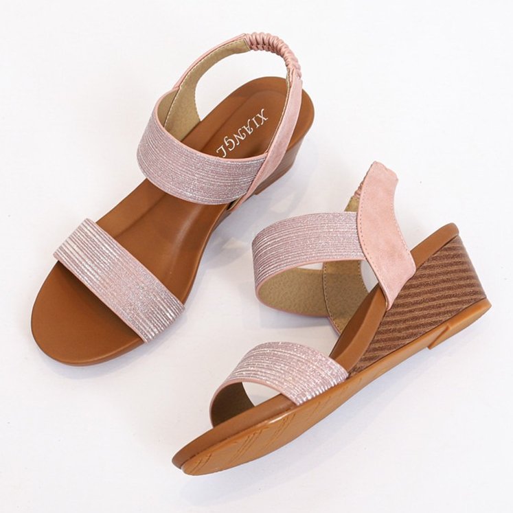 OCW Orthopedic Women Dress Sandals Comfortable Arch Support Glittering Strap Elegant Design OCWShoes