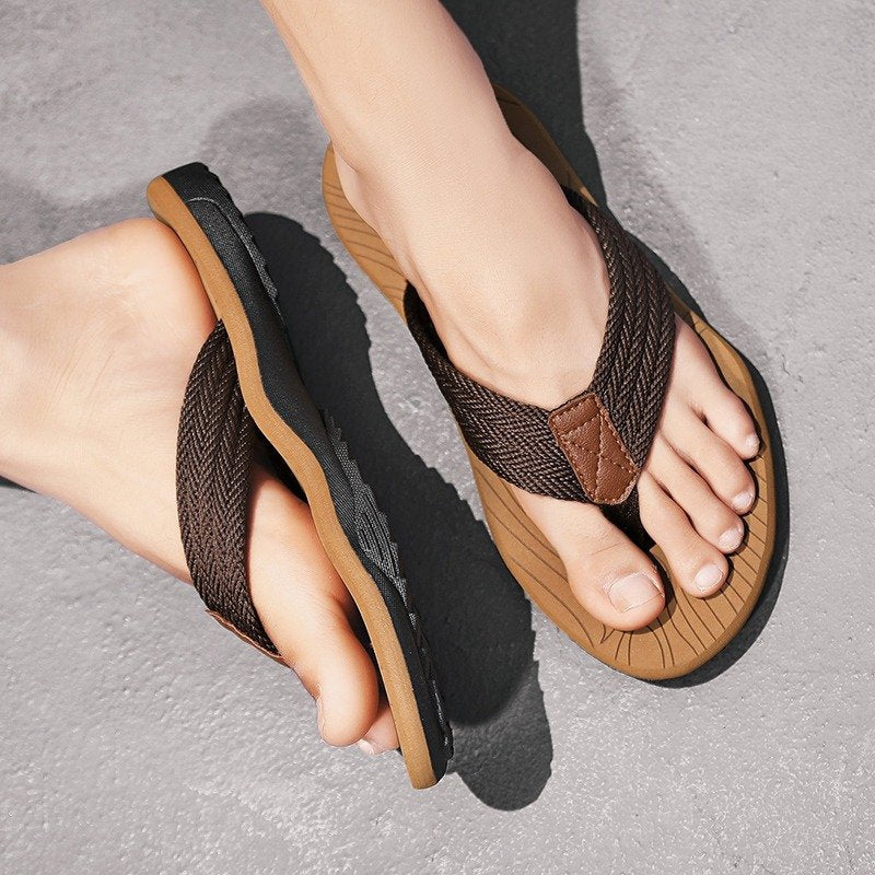 OCW Orthopedic Sandals Men Wide Width Comfy Flat Sporty Flip-flops Trendy Summer OCWShoes