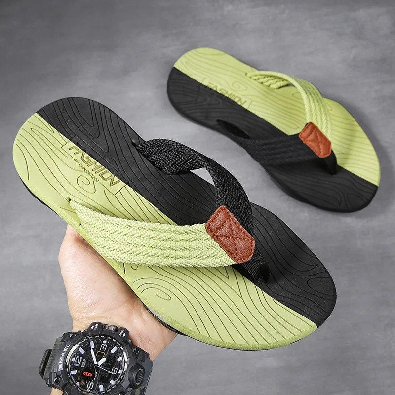 OCW Orthopedic Sandals Men Wide Width Comfy Flat Sporty Flip-flops Trendy Summer OCWShoes