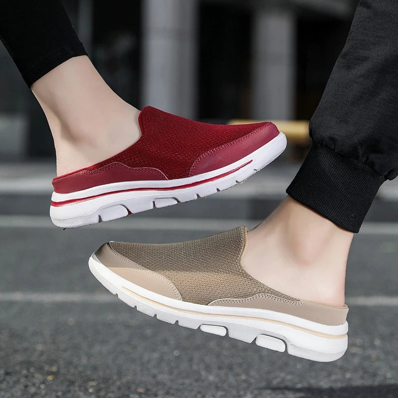 OCW Women Slip On Breathable Lightweight Comfortable Open Back Slip On OCWShoes