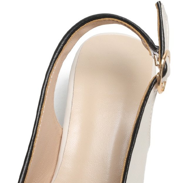 OCW Casual Sandals For Women Odorless Square Toe Sandals Leather Modern Summer Fall OCWShoes